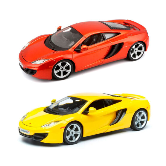 Автомодель – MCLAREN MP4-12C (асорті оранжевий металік, жовтий металік, 1:24)