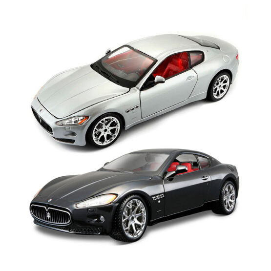 Автомодель – MASERATI GRANTOURISMO (2008) (асорті чорний, сріблястий, 1:24)