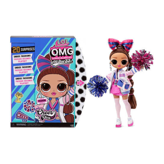 Ігровий набір з лялькою L.O.L. SURPRISE! серії “O.M.G. Sports Doll” – ЛЕДІ-ЧИРЛІДЕР (з аксесуарами)