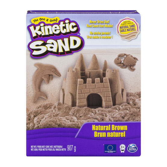 Пісок для дитячої творчості KINETIC SAND ORIGINAL (натуральний колір – 907)