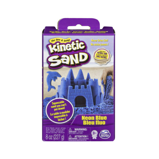 Пісок для дитячої творчості KINETIC SAND NEON (блакитний, 227г)