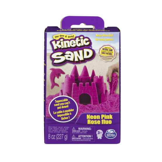 Пісок для дитячої творчості KINETIC SAND NEON (рожевий, 227г)