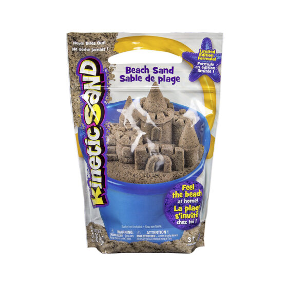 Пісок для дитячої творчості KINETIC SAND BEACH  (натуральний колір – 1360 г)