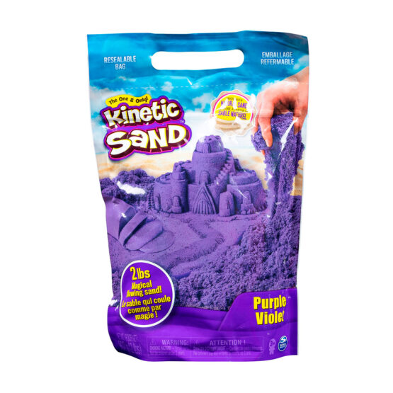 Пісок для дитячої творчості – KINETIC SAND COLOUR (фіолетовий, 907 g)