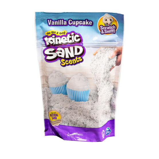 Пісок для дитячої творчості з ароматом – KINETIC SAND ВАНІЛЬНИЙ КАПКЕЙК