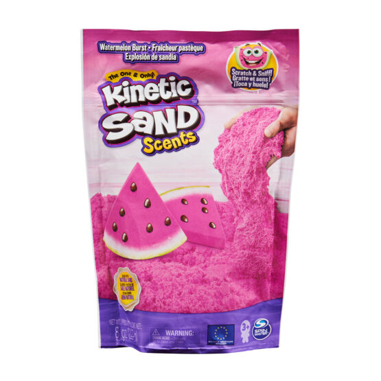 Пісок для дитячої творчості з ароматом –  KINETIC SAND КАВУНОВИЙ ВИБУХ