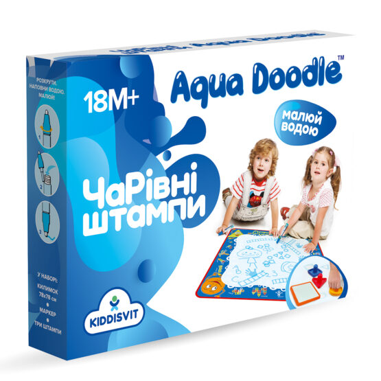 Набір для творчості  AQUA DOODLE – ЧАРІВНІ  ВОДНІ ШТАМПИ