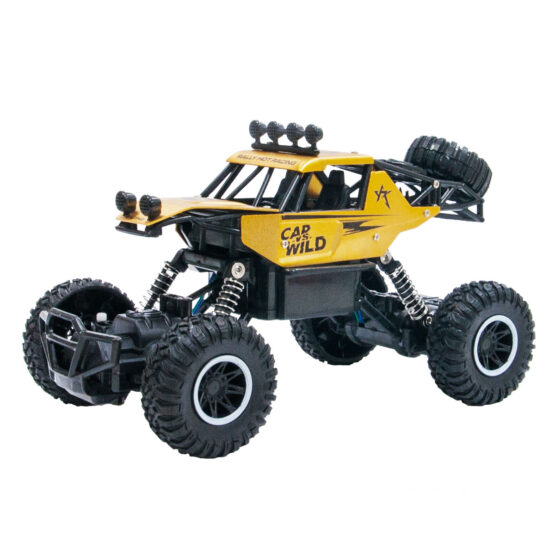 Автомобіль OFF-ROAD CRAWLER з р/к – CAR VS WILD (золотий, акум. 3,6V, метал. корпус, 1:20)