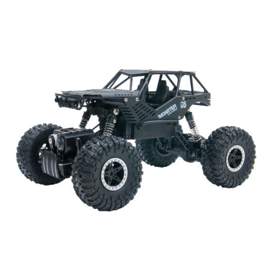 Автомобіль OFF-ROAD CRAWLER з р/к – TIGER (матовий чорний, акум. 4,8V, метал. корпус, 1: 18)