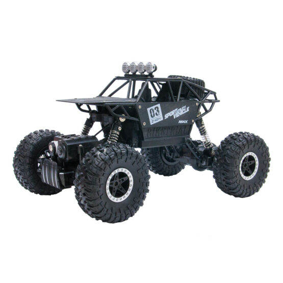 Автомобіль OFF-ROAD CRAWLER з р/к – MAX SPEED (матовий чорний, метал. корпус, 1:18)