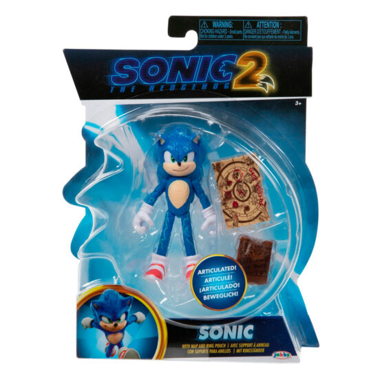 Ігрова фігурка з артикуляцією SONIC THE HEDGEHOG 2 W2 – СОНІК (10 cm, з аксес.)