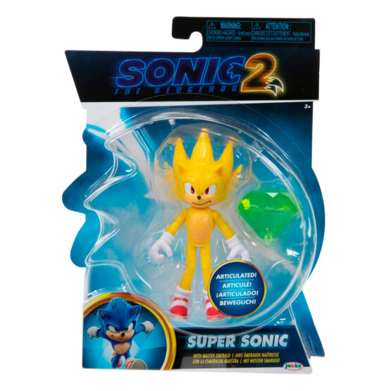 Ігрова фігурка з артикуляцією SONIC THE HEDGEHOG 2 W2 – СОНІК ЗІ СМАРАГДОМ (10 cm, з аксес.)